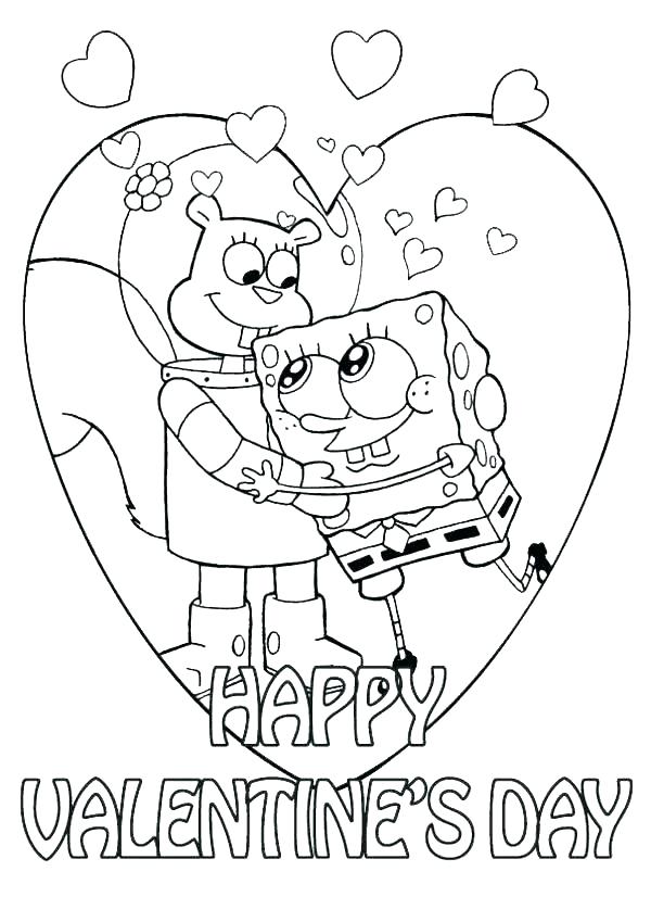 600x849 Printable Valentines Day Coloring Pages For Adults Toddlers Draw