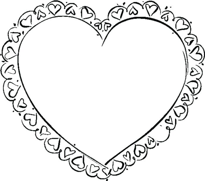 700x618 Valentines Day Hearts Coloring Pages Best Valentines Day