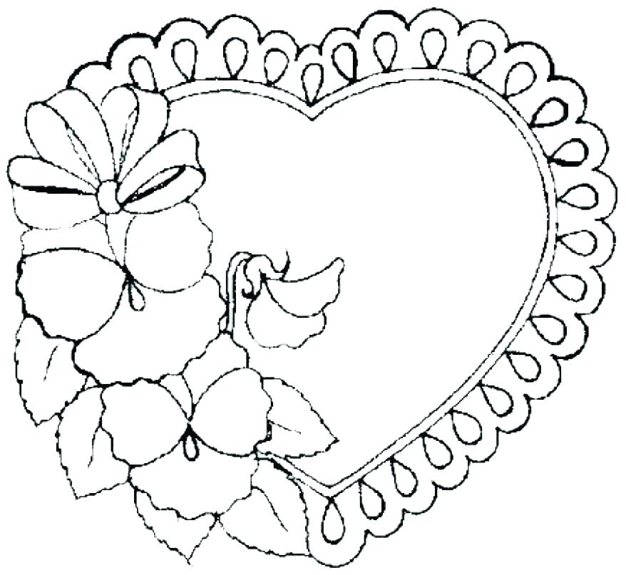 878x807 Valentines Hearts Coloring Pages Valentines Day Coloring Pages