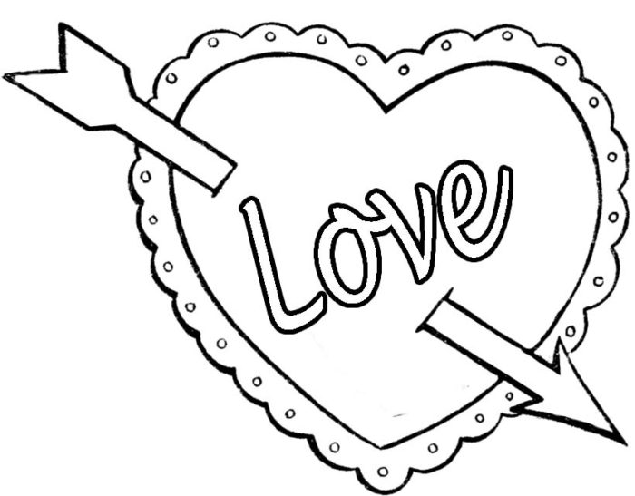 700x547 Valentines Day Heart Coloring Pages Valentines Day Hearts Coloring