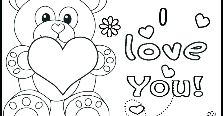 860x450 Happy Valentines Day Hearts Coloring Pages For Kids My Type