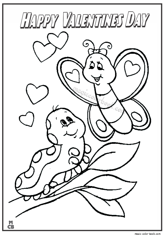 685x975 Valentine Day Coloring Pages