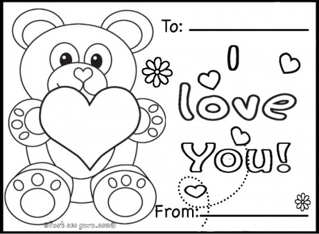 460x338 Modest Decoration Valentine's Day Printable Coloring Pages