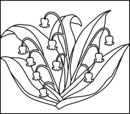 256x226 Dazzling Design Lily Coloring Pages Of The Valley Page Printables