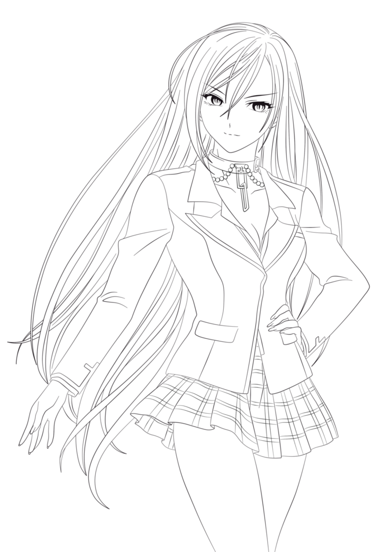 R Vampire Anime Coloring Pages Coloring Pages
