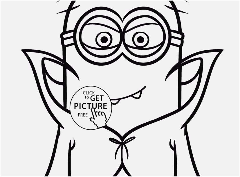 827x609 Kindergarten Coloring Pages Printable Picture Minion Vampire