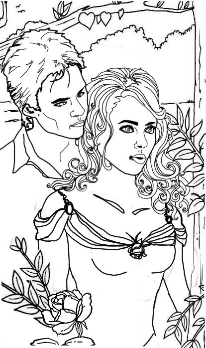 414x698 Vampire Coloring Pages