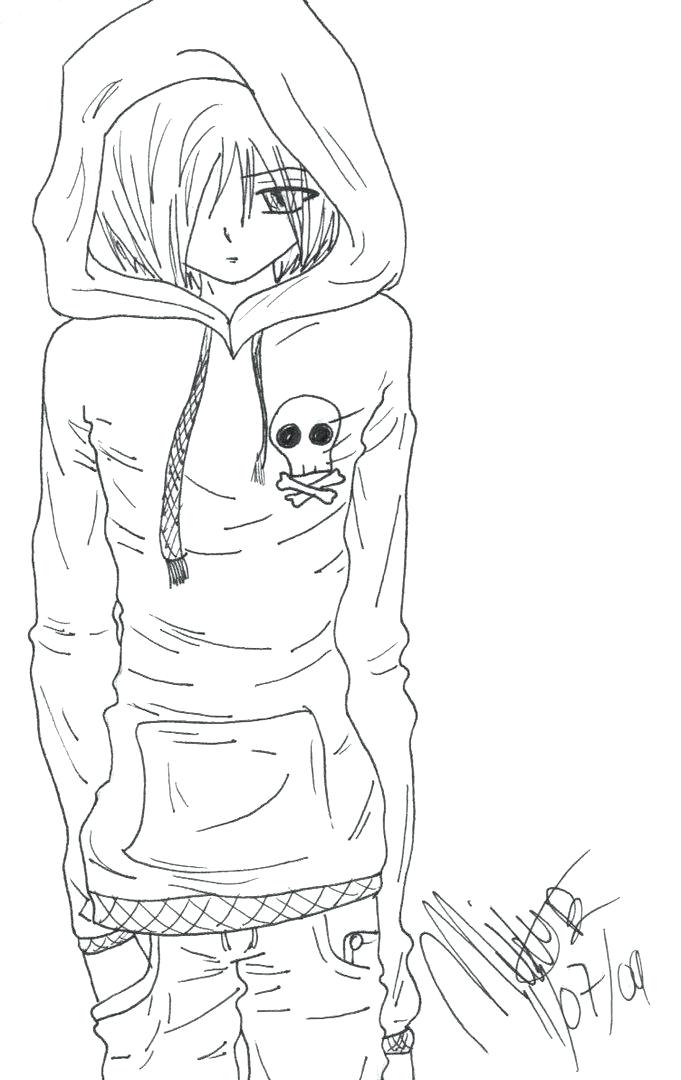 681x1080 Anime Coloring Pages Printable For Kids Vampire Girl Fairy Cute