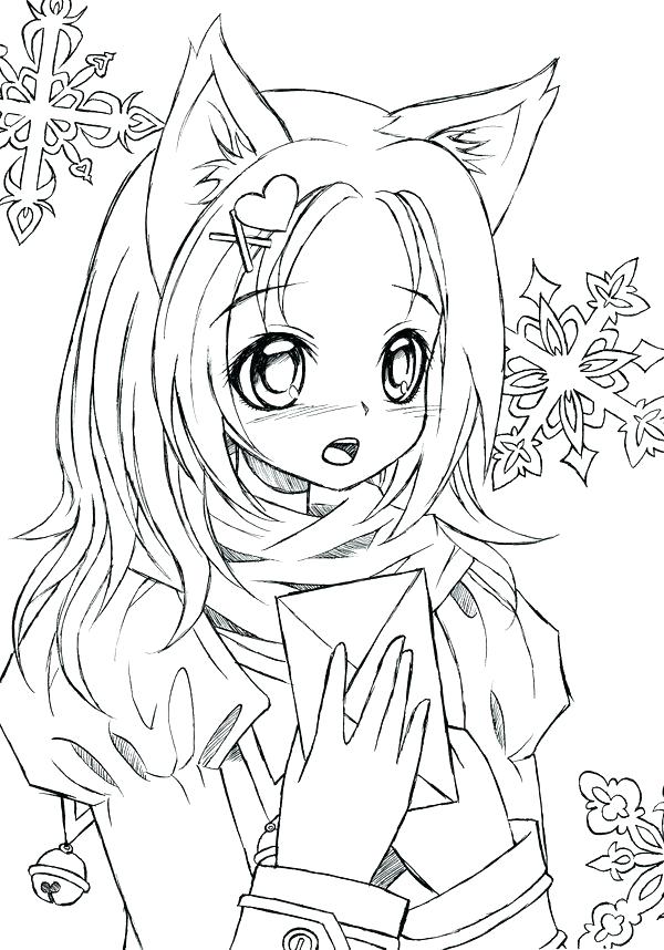 600x858 Anime Girl Coloring Pages Anime Vampire Girl Coloring Pages Emo