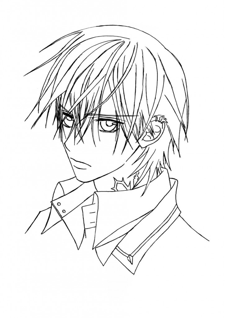 725x1024 Vampire Knight Coloring Pages