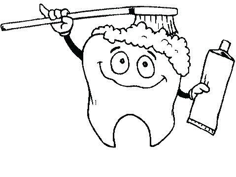 479x359 Teeth Coloring Page Teeth Coloring Pages Preschool Tooth Coloring