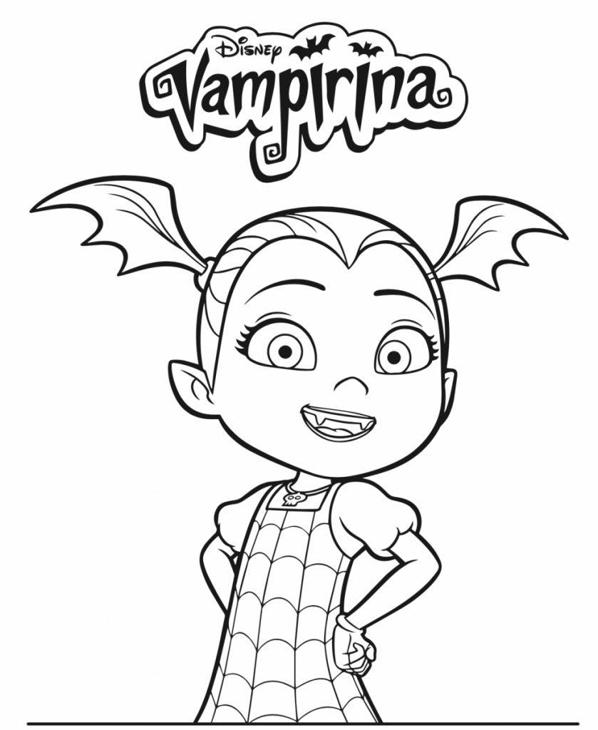 839x1024 Free Printable Vampirina Coloring Pages