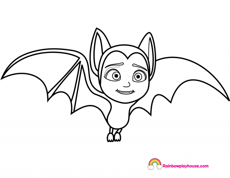 768x593 Coloring Pages Vampirina Best