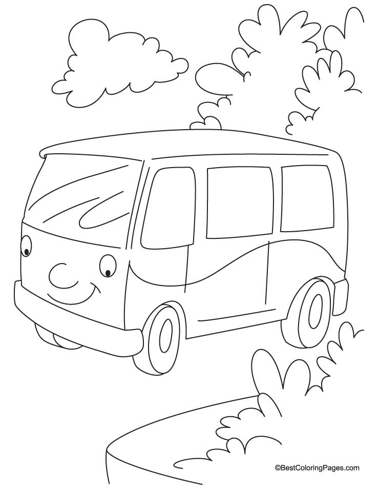 738x954 Jungle Van Coloring Page Download Free Jungle Van Coloring Page