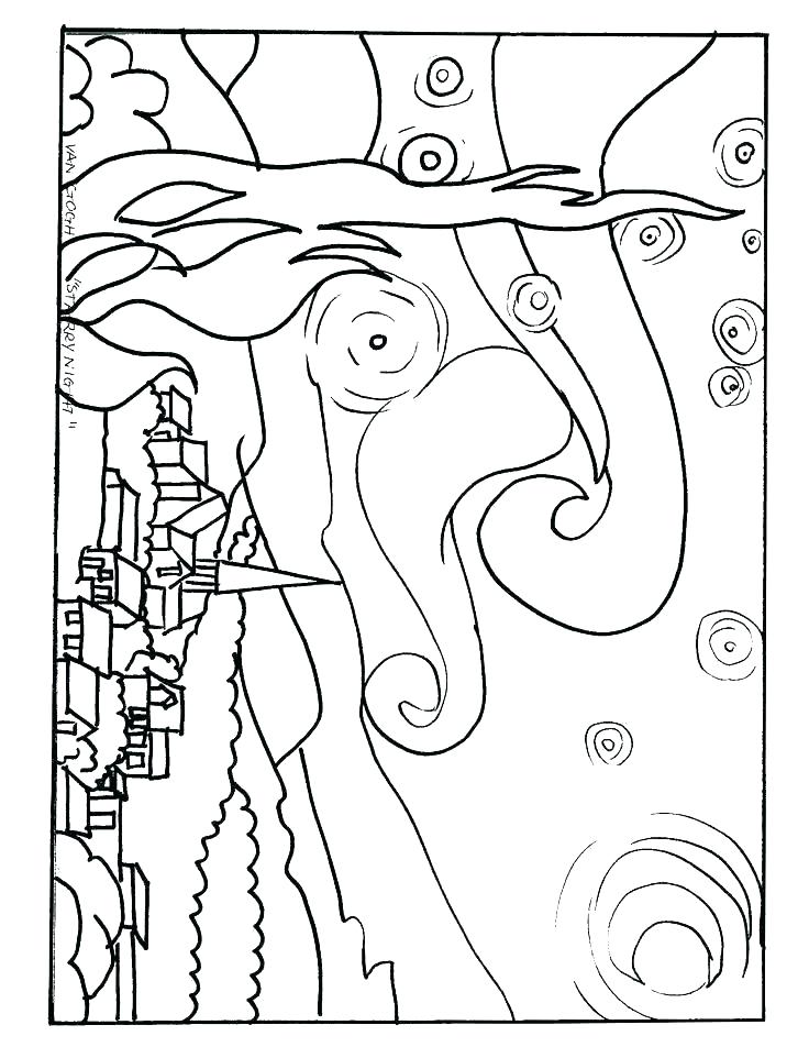 736x952 Coloring Pages Van