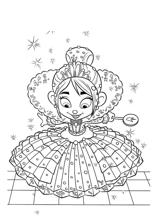 600x854 Vanellope Von Schweets New Party Dress In Wreck It Ralph Movie