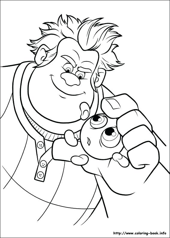 567x794 Wreck It Ralph Coloring Pages Wreck It Coloring Pages Wreck It