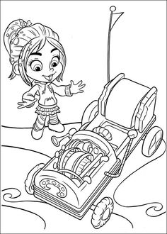 236x330 Coloring Page Wreck It Ralph