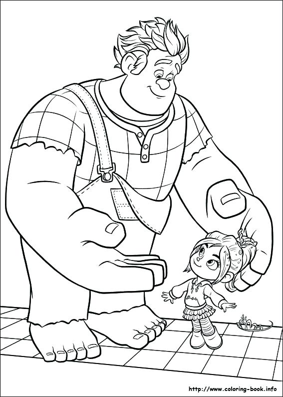 567x794 Vanellope Von Schweetz Coloring Pages Wreck It Coloring Pages