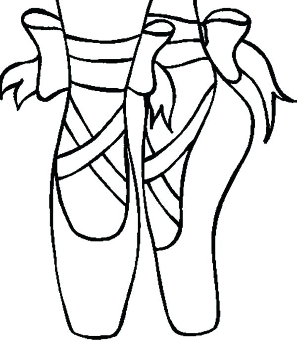 600x698 Shoes Coloring Pages