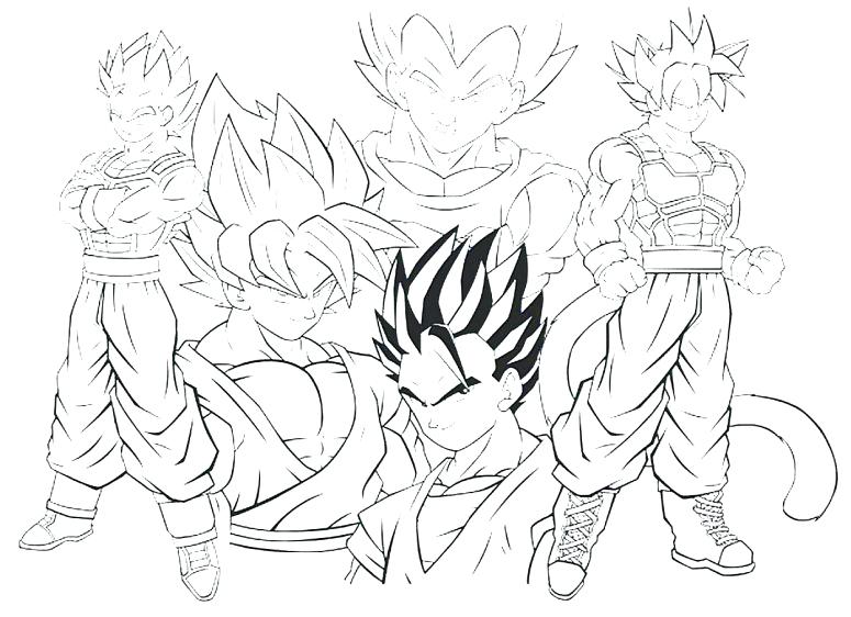 775x562 Goku Coloring Page Awesome Dragon Ball Z Coloring Pages Print
