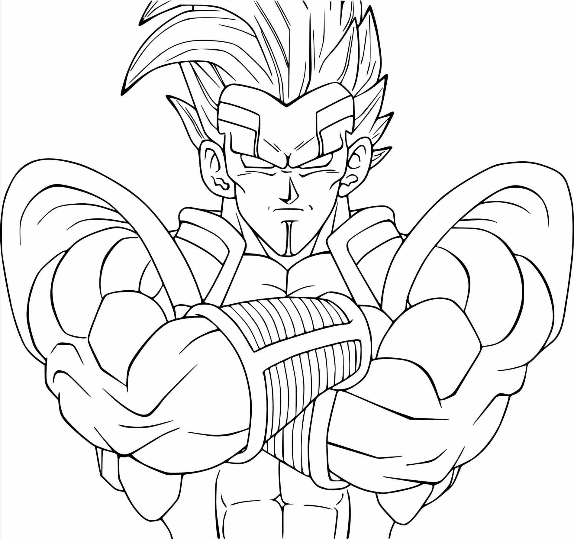 1900x1784 Opportunities Vegeta Coloring Pages Goku Cool