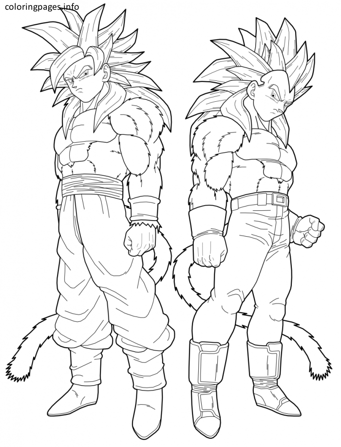 700x918 Vegeta And Goku Coloring Pages Goku Coloring Pages Coloring