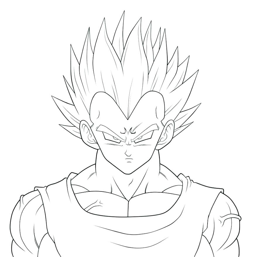 878x878 Vegeta Coloring Pages This Is Coloring Pages Pictures Sheets