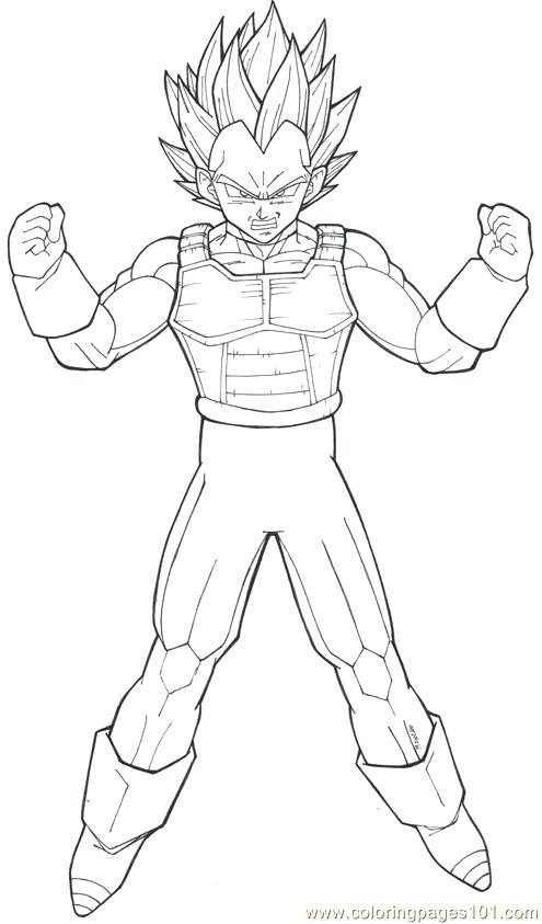 495x843 Vegeta Super Saiyan Coloring Pages
