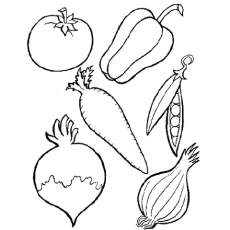230x230 Top Free Printable Vegetables Coloring Pages Online