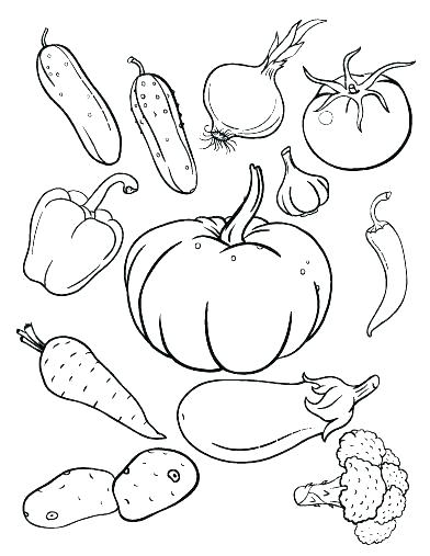 392x507 Fruits Vegetables Coloring Coloring Vegetables Fruits