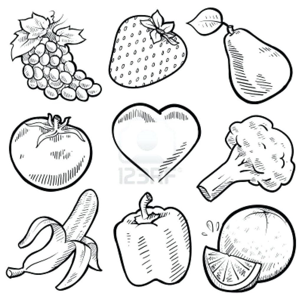 1024x1024 Coloring Pages Vegetable Coloring Pages Printable Of Fruit