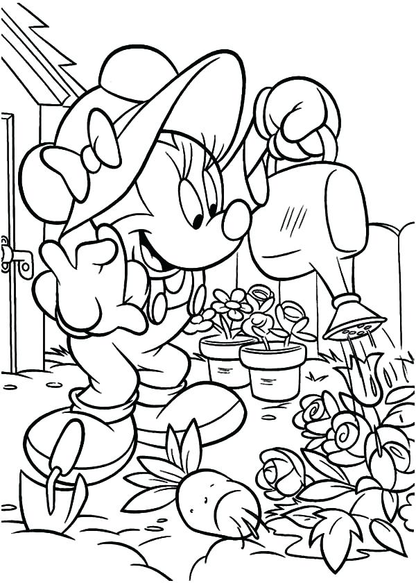 600x840 Garden Coloring Page Vegetable Garden Coloring Pages