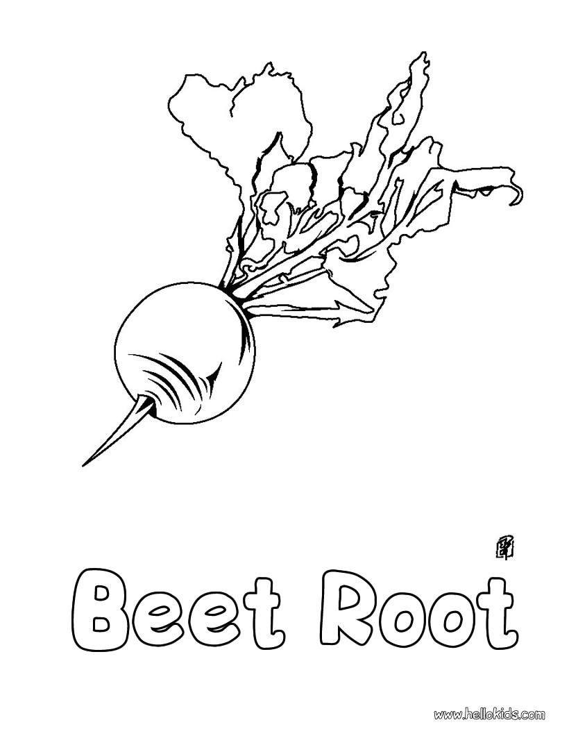 820x1060 Vegetable Coloring Pages