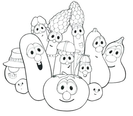 449x394 Veggie Tales Coloring Pages Boy Coloring Page Veggie Tales