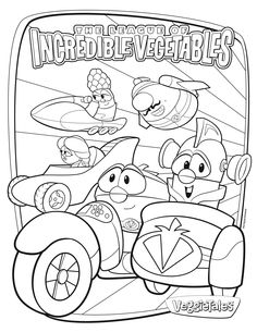 236x305 Veggie Tales Coloring Page Larry Boy Birthday Party