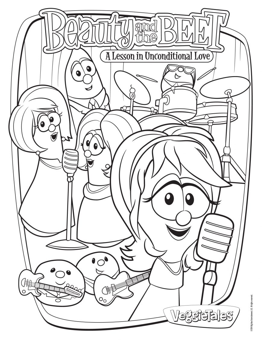 869x1125 Veggie Tales Coloring Pages Photos Concept Veggietales Gideon