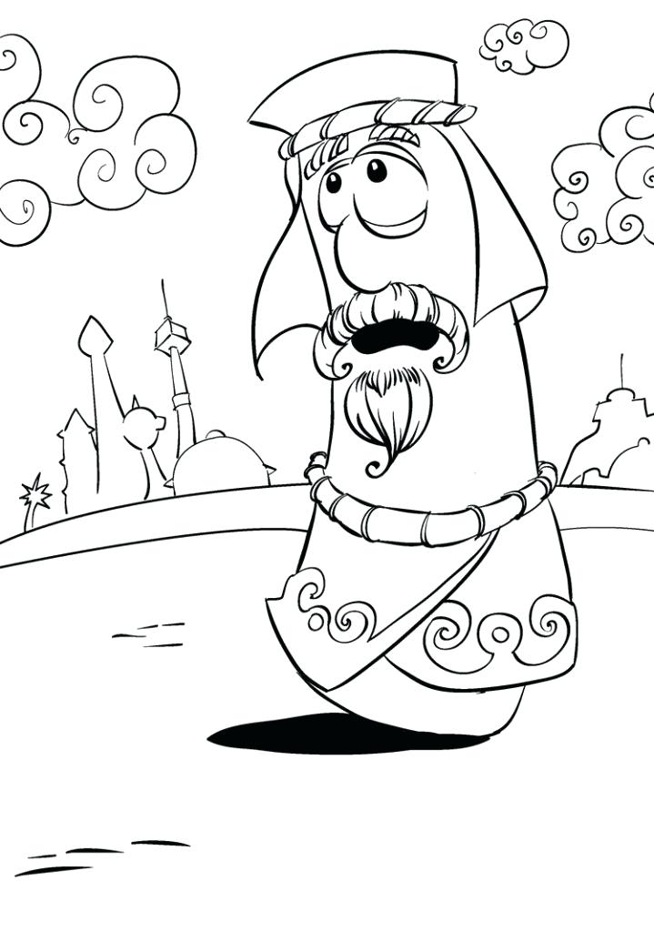719x1024 Veggie Tales Coloring Pages Coloring Ideas Pro