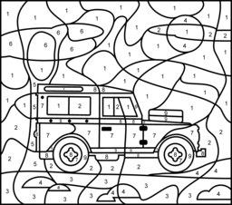 256x226 Vehicles Coloring Pages