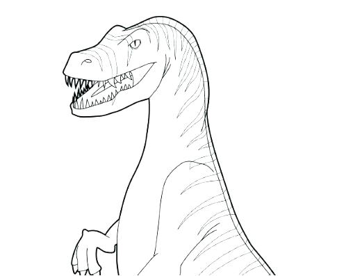 485x397 Velociraptor Coloring Page Coloring Page Colouring