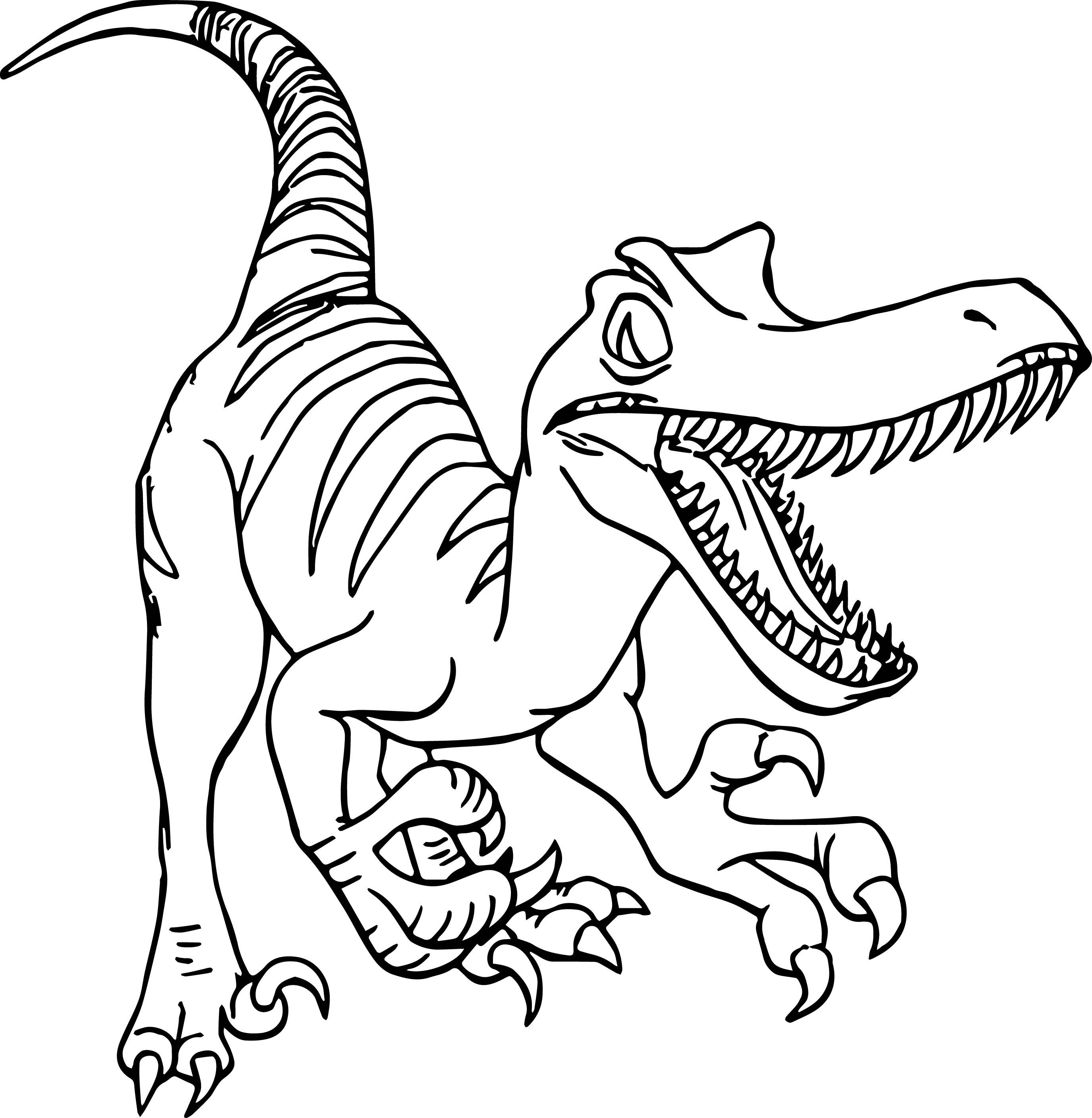 2749x2815 Shocking Fantastic Velociraptor Dinosaur Coloring Pages With Pict