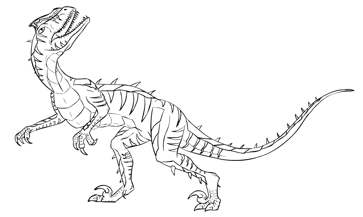1228x734 Velociraptor Coloring Pages Best For Kids And Page