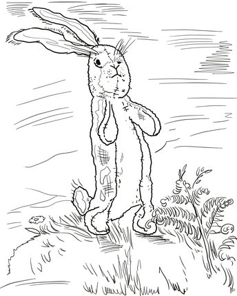 344x430 Click To See Printable Version Of The Velveteen Rabbit Coloring