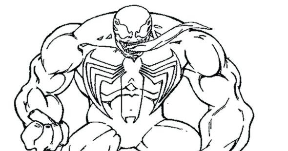 Venom Coloring Pages at GetDrawings | Free download