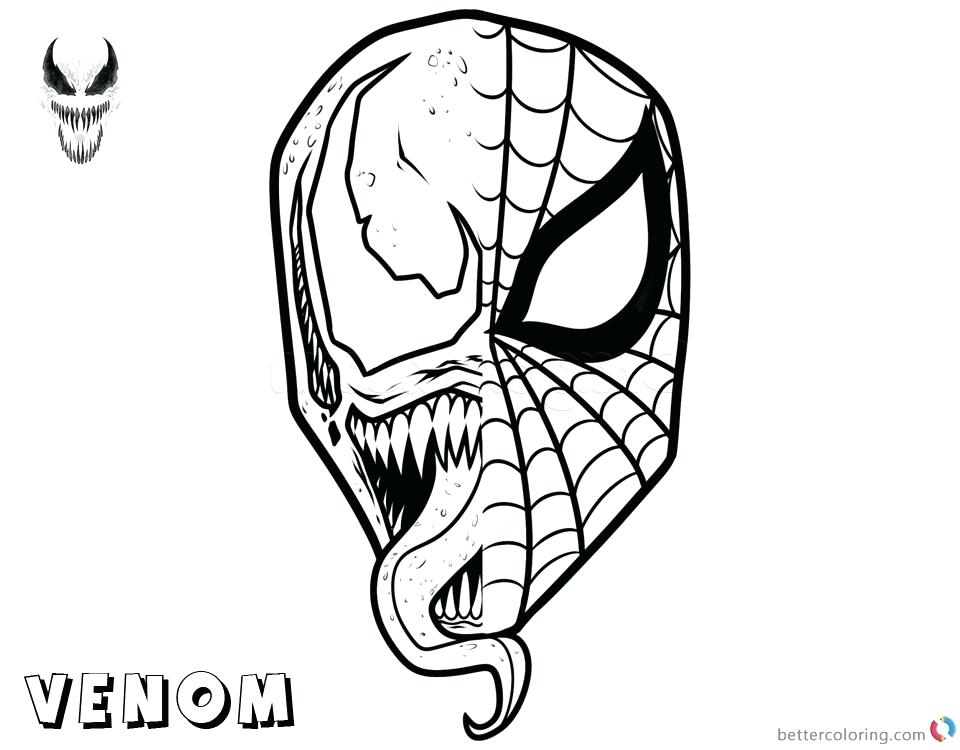 960x750 Venom Coloring Pages X Venom With Download This Coloring Page