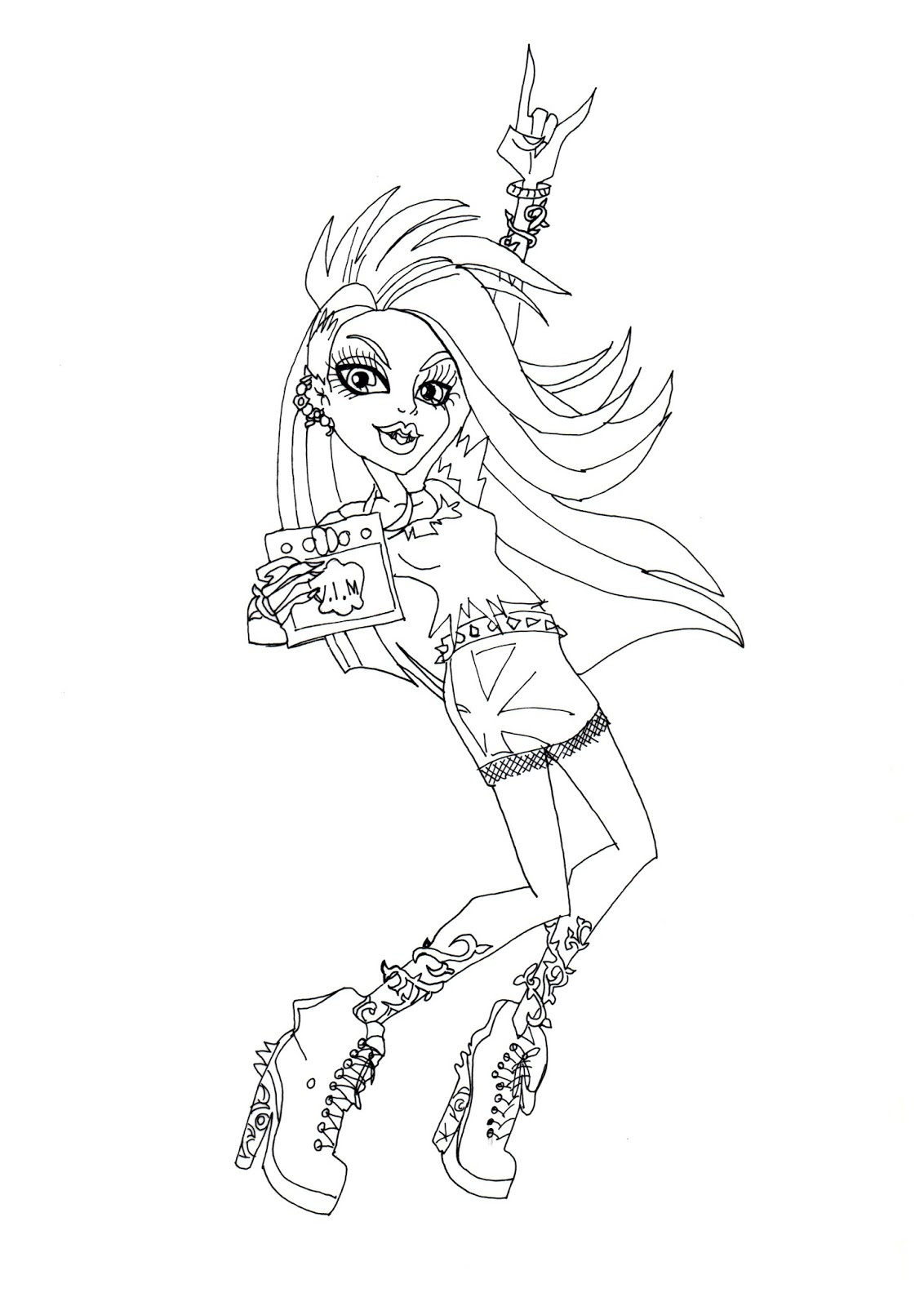1132x1600 Monster High Venus Coloring Pages