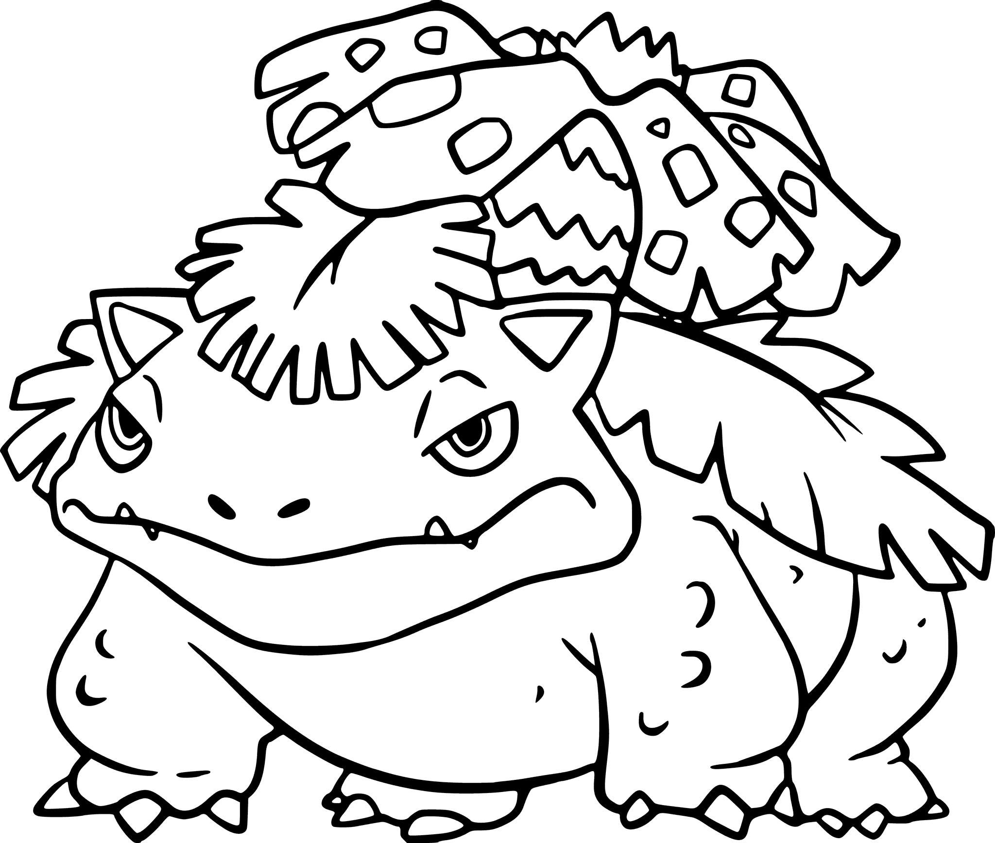2048x1736 Venusaur Coloring Pages
