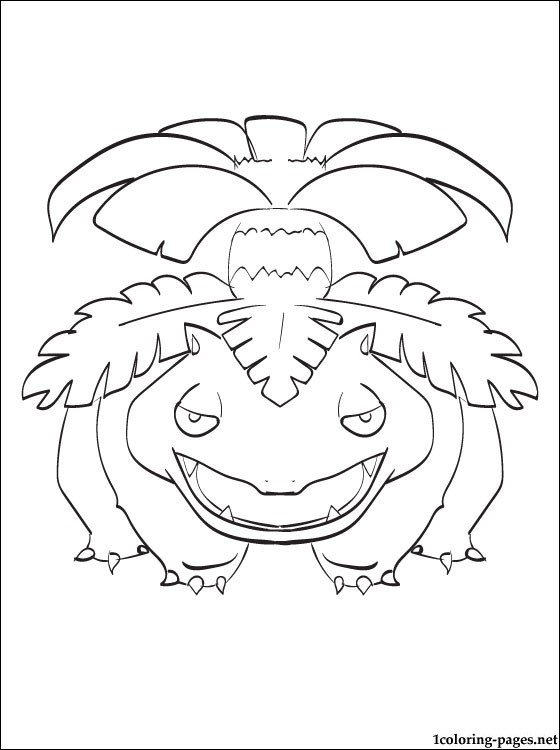 560x750 Venusaur Free Coloring Pokemon Page Coloring Pages