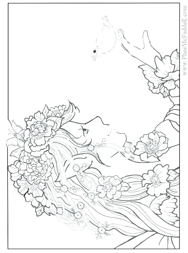 600x805 Very Detailed Coloring Pages Detailed Summer Coloring Pages Trend