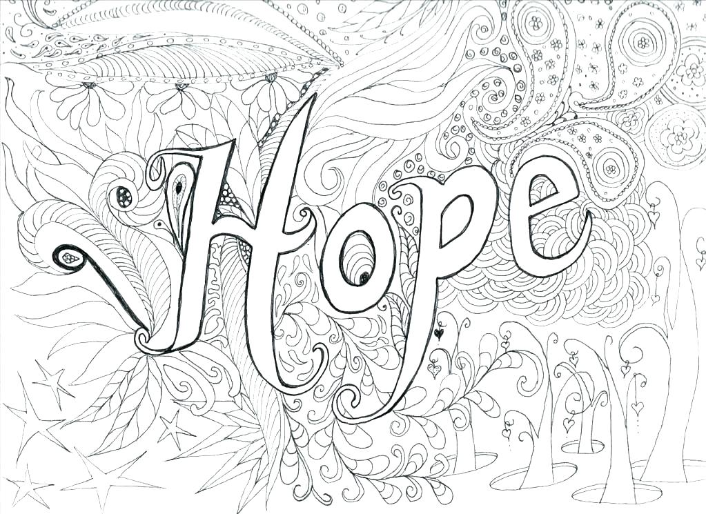 1023x745 Hard Flower To Color Free Adult Coloring Pages Detailed Flower